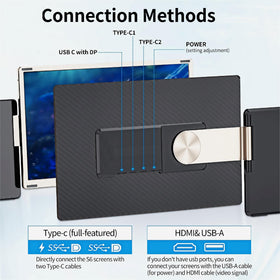 CIDETTY travel-ready setup supports work on the go with multiple screens.