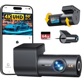 Cievie D100 front camera in 4K for clear highway footage and coverage