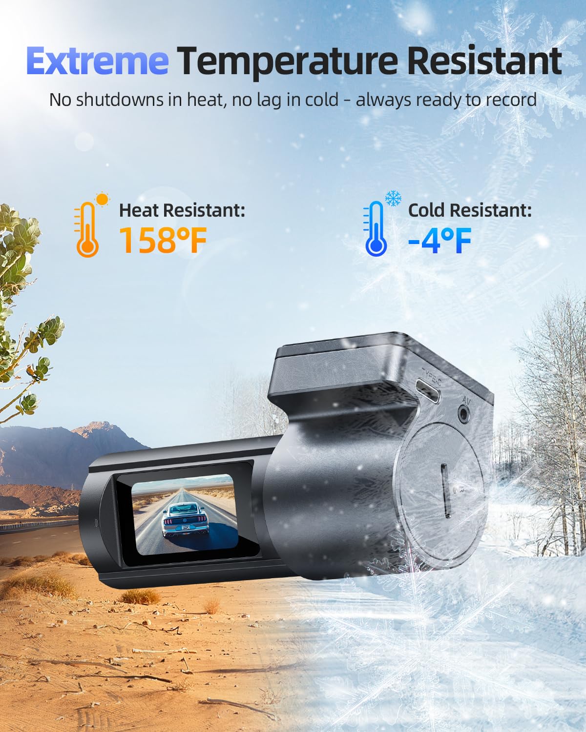 CIEVIE D100Pro 1.5-inch display for quick status checks