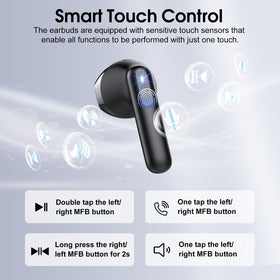 Cillso IPX7 waterproof coating protects earbuds from sweat and splashes.