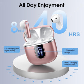 Cillso Rose earbuds offer up to 8 hours per charge with 40-hour total