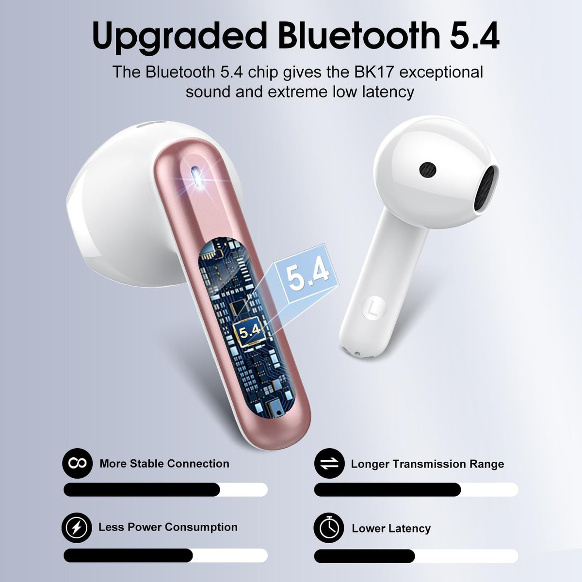 Cillso Rose earbuds in-ear fit for all-day comfort