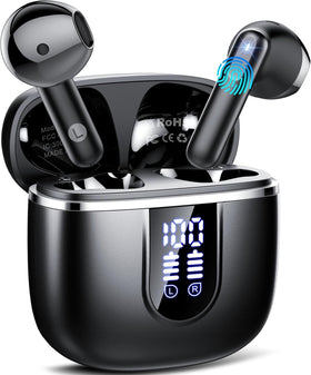 Cillso wireless earbuds case-open view shows instant pairing for quick setup
