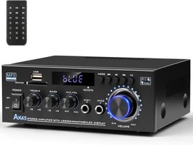 CiLmirsac AK45 front panel with inputs and controls for easy connectivity.