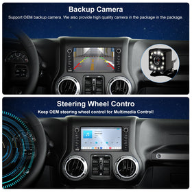 Cimmuovere radio with backup camera input for safer parking.