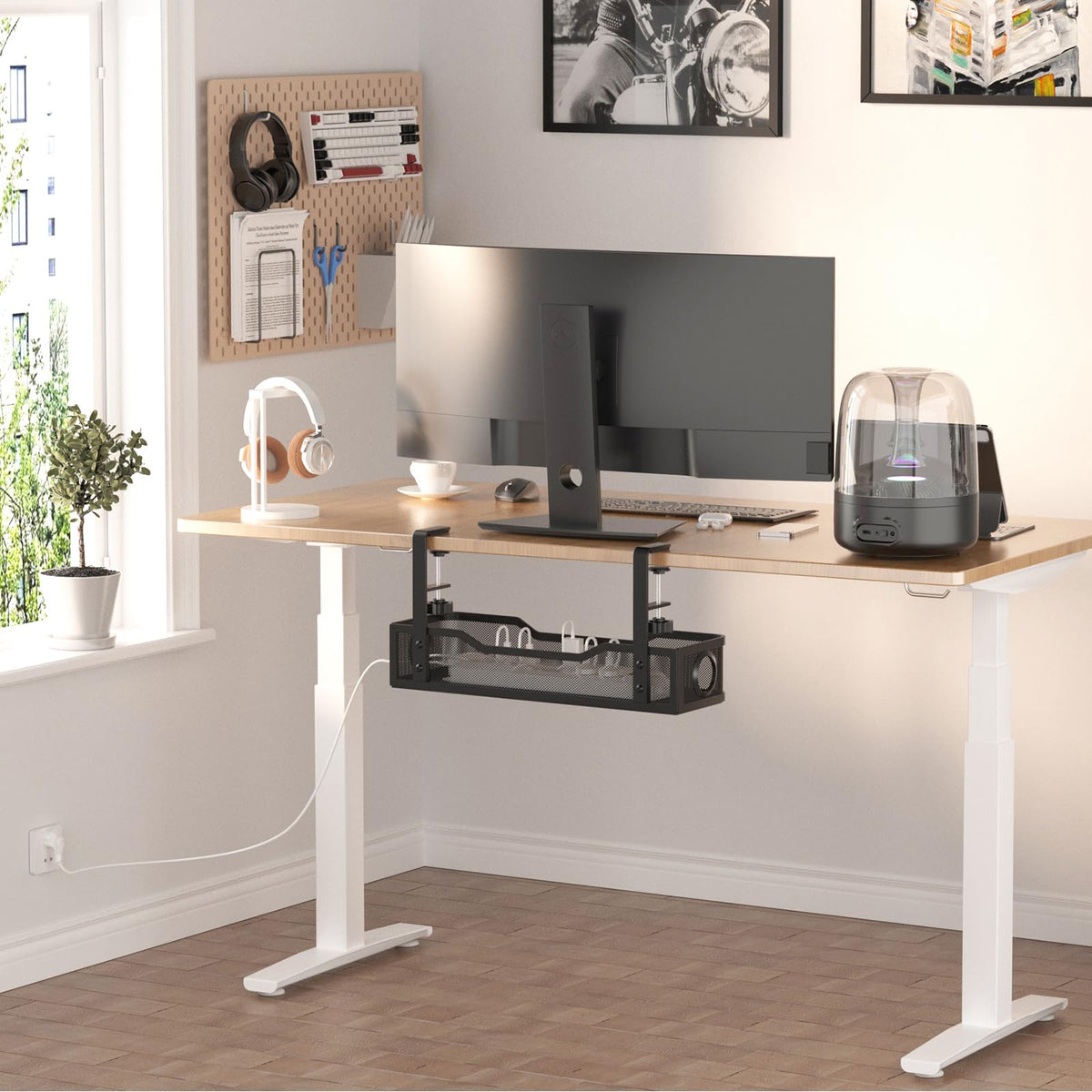 Cinati accessories laid out with cable clips and ties for quick organized setup