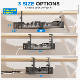 Cinati clamp and anti-scratch pads close-up protecting desk edges during installation