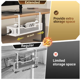 Cinati clamp and scratch-resistant pad close-up protecting desk finish