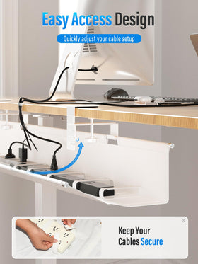 Cinati easy-clip design enables quick cable routing and adjustment.