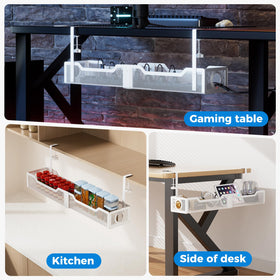 Cinati kit accessories with clips and ties showing easy cable routing benefit