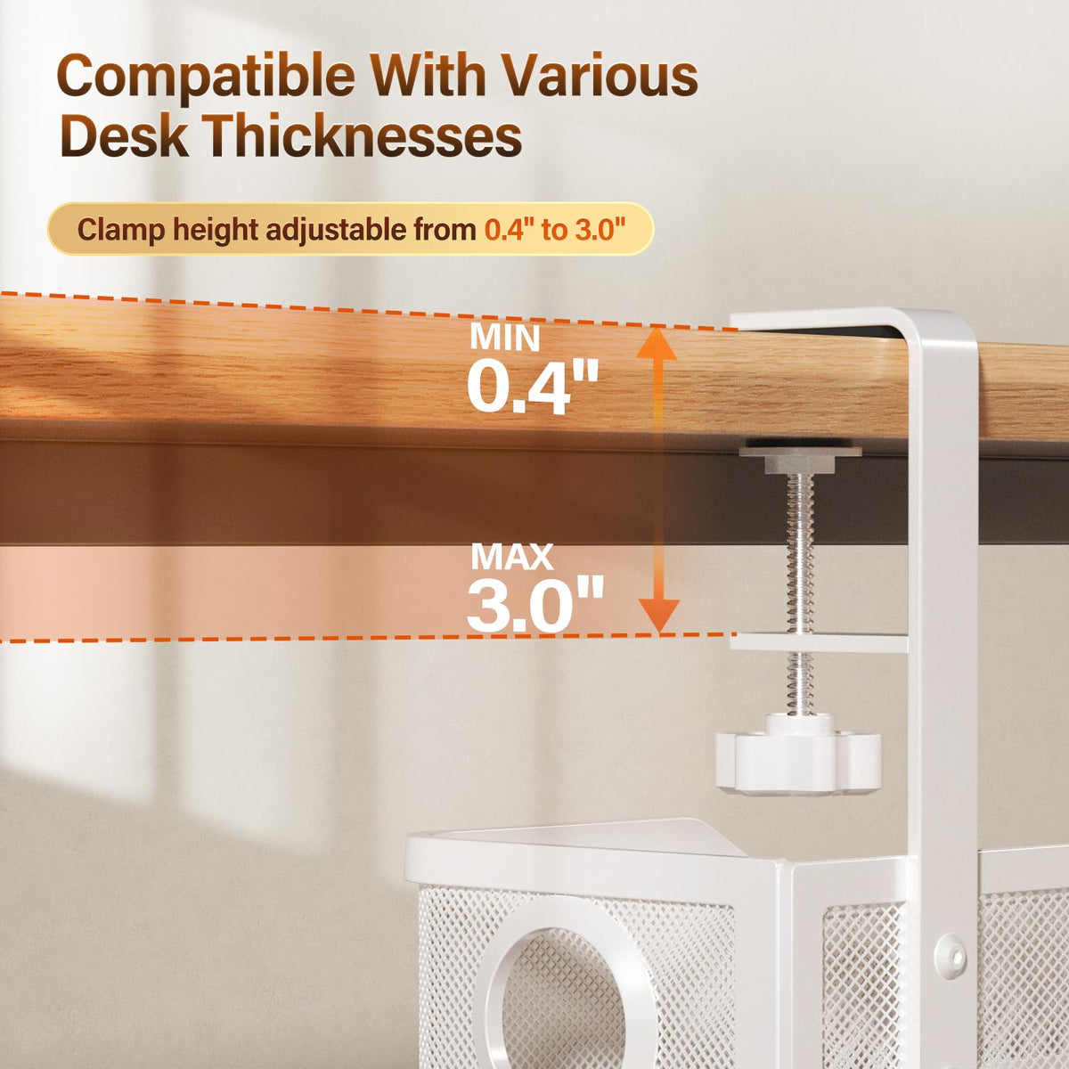 Cinati interior with power strip and adapters organized for safety and space