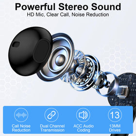 CIQILY earbuds auto-pair for seamless device setup.