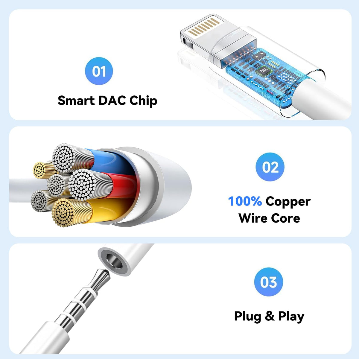 Cirafon adapter materials close-up highlighting ABS and TPE durability benefits