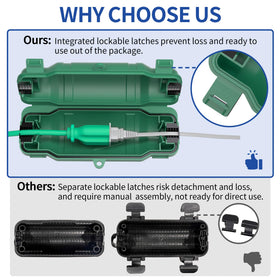 Cismorvex cable clamps and mounting holes enable secure outdoor installation.