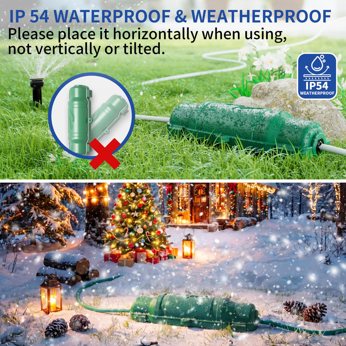 Cismorvex ideal for holiday lighting and garden equipment setups.