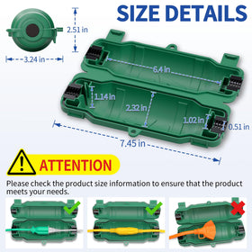 Cismorvex IP54 waterproof seal cover ensures weatherproof cord connections.