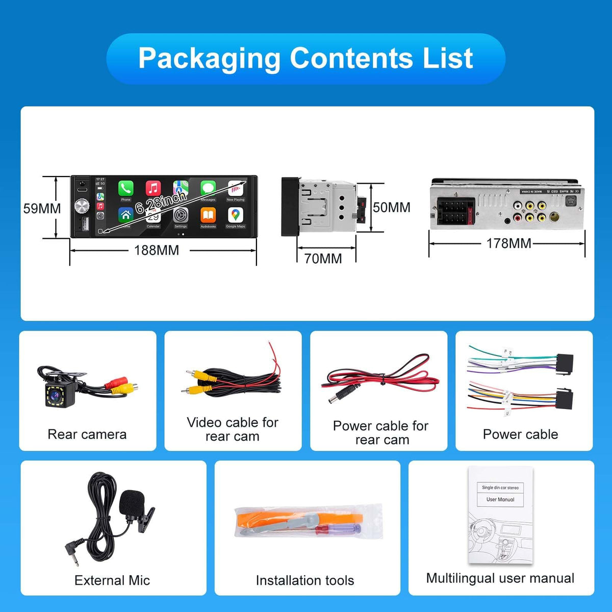 CIVZNG installed in dashboard lifestyle view illustrating compact fit