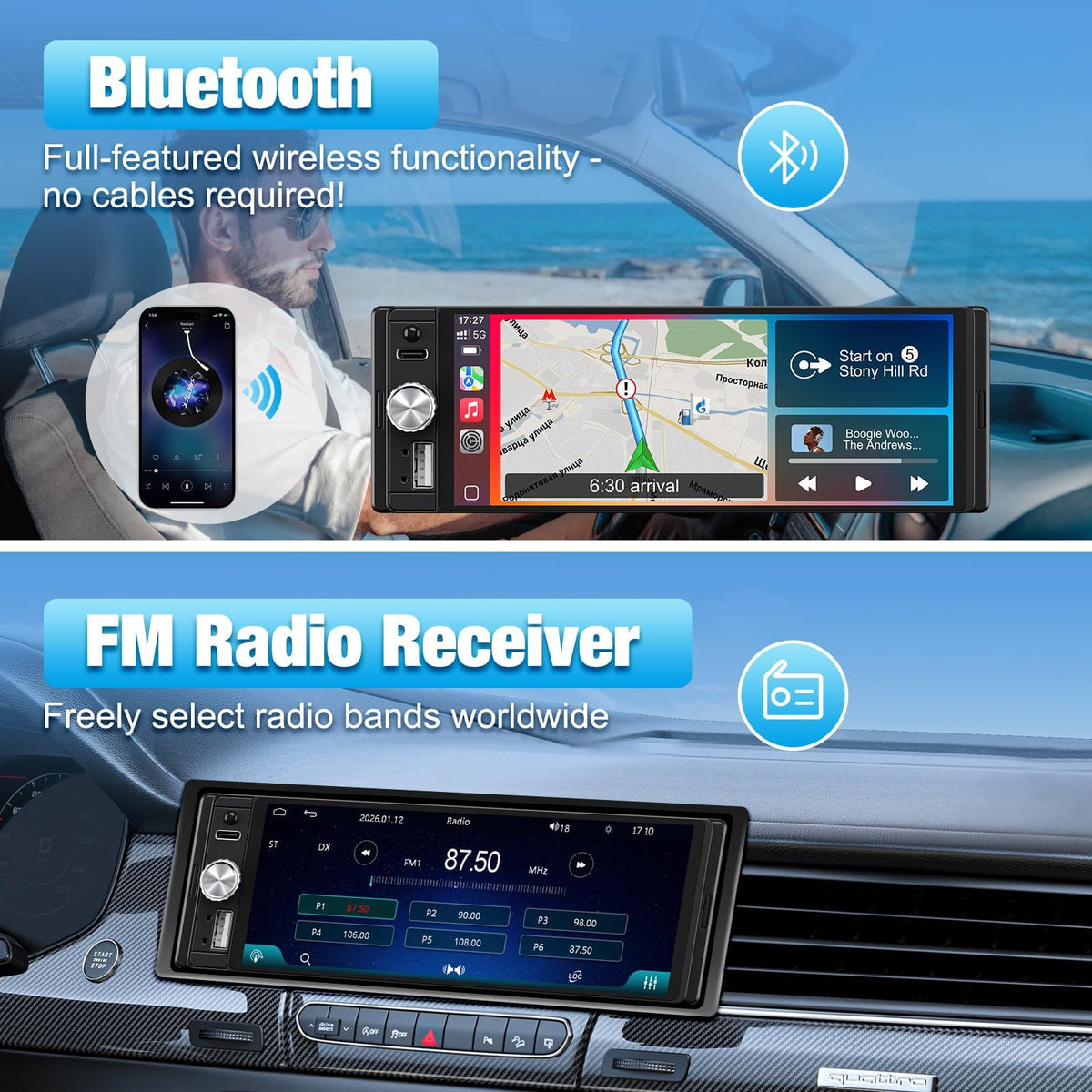 CIVZNG wiring connection for steering wheel controls enabling safer use
