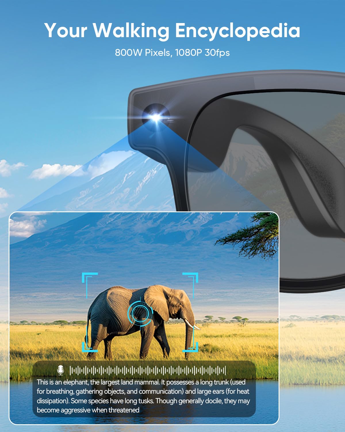 CJkao G2 worn side profile demonstrating comfortable hands-free use