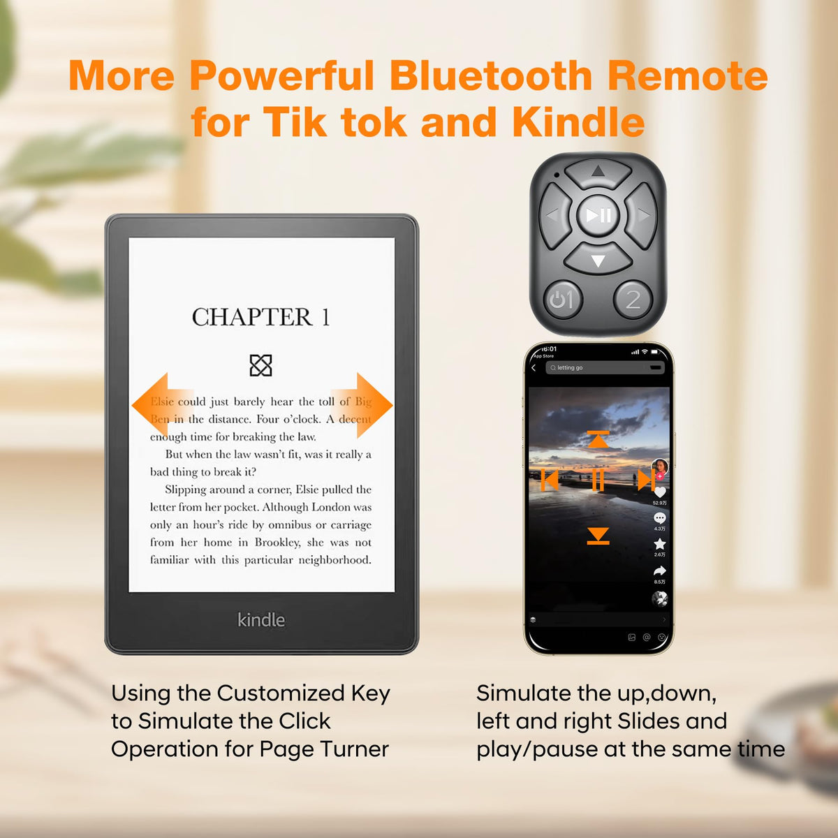 CKG TikTok ring with built in 5W speaker for richer audio