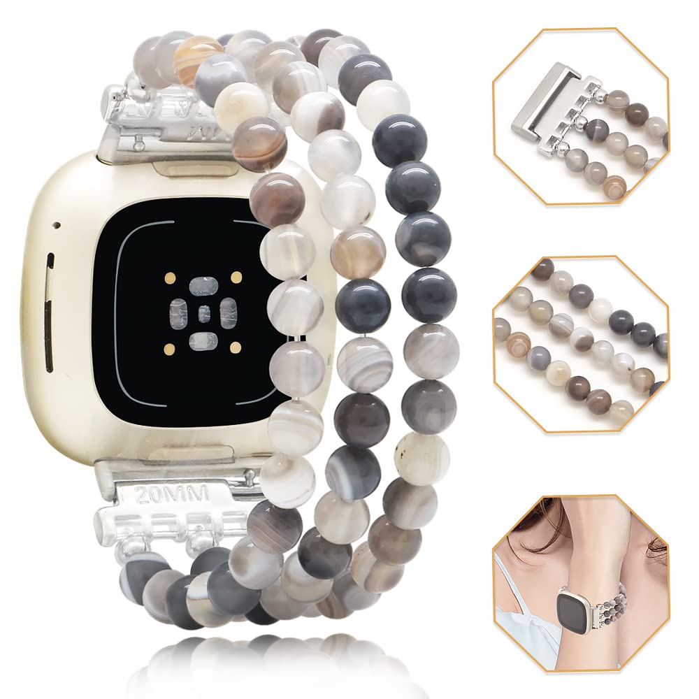 C&L Accessories lifestyle image of band paired with outfit illustrating dressy smartwatch look