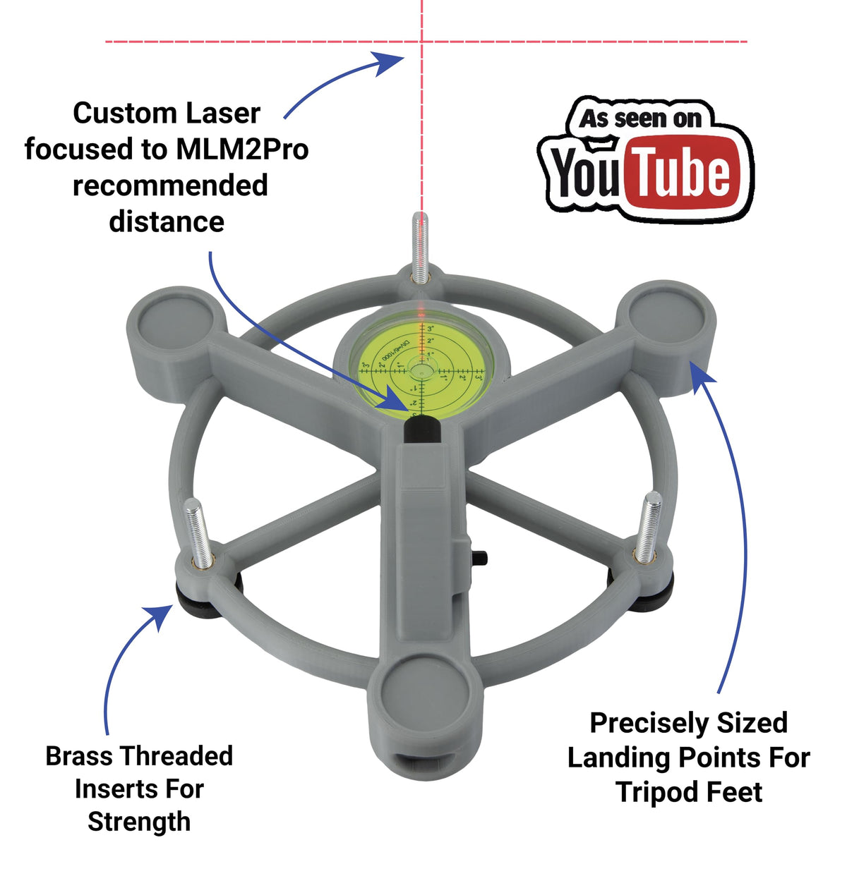 Claire's Prints brass inserts improve adjustment strength and ease during setup.