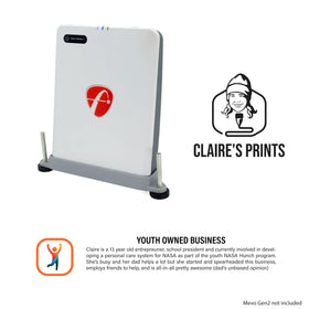 Claire's Prints brass threaded insert macro demonstrating durable smooth adjustments benefit