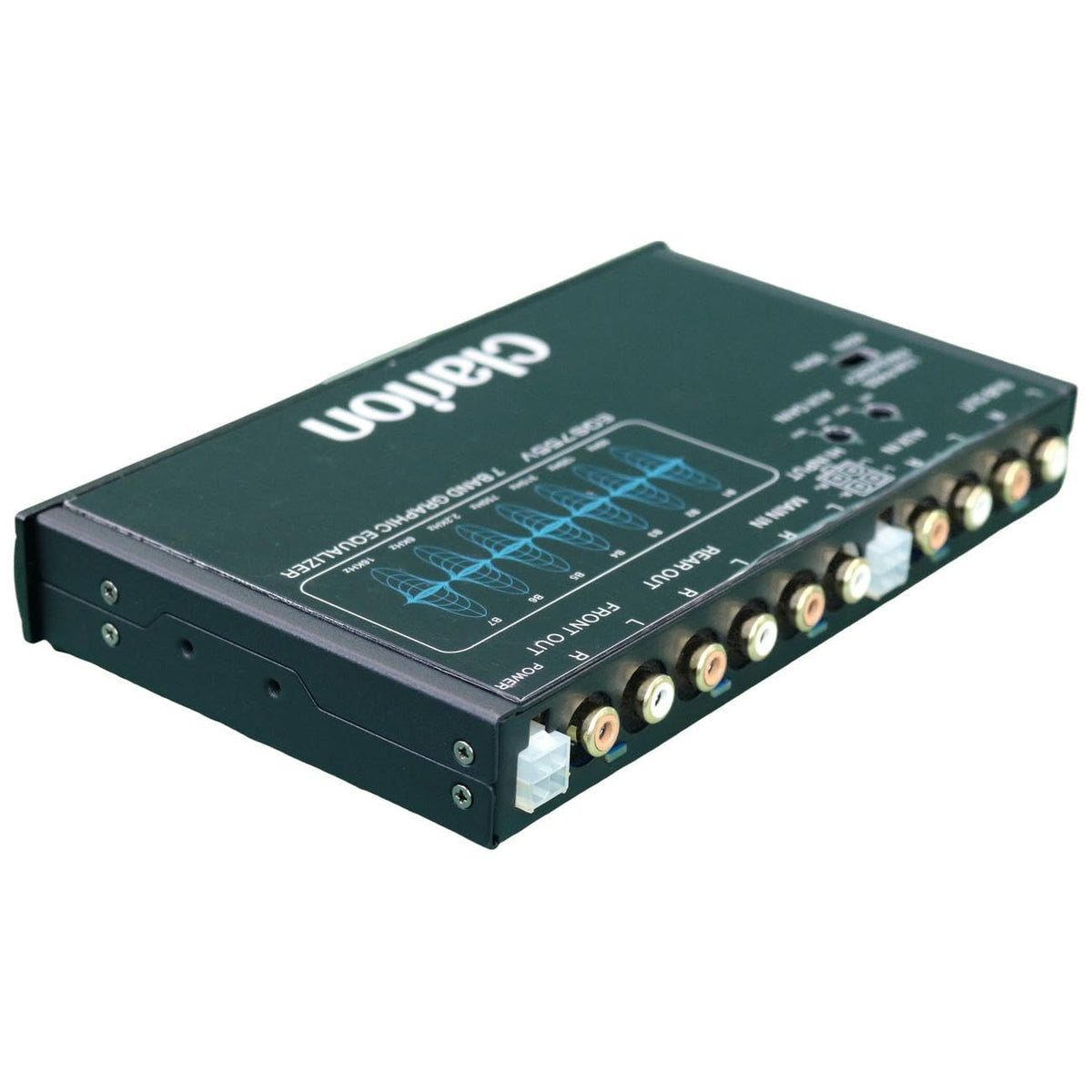 Clarion EQS755V high-level inputs offer versatile installation options.