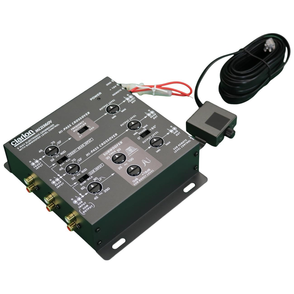 Clarion MCD360V compact enclosure fits tight installs