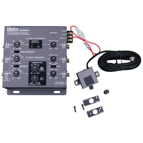 Clarion MCD360V front-rear-subwoofer crossovers improve sound routing