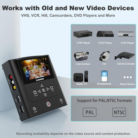 Clariviews VHS to DVD Recorder HDMI input for high quality sources.