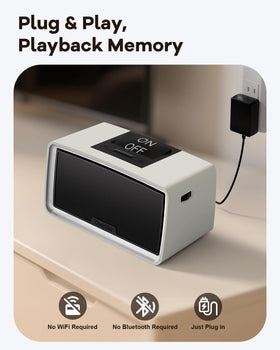 ClaspVital play/pause memory feature indicating auto-resume