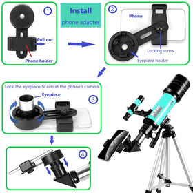 CLAVOLO close-up of objective lens coating enhancing brightness and contrast