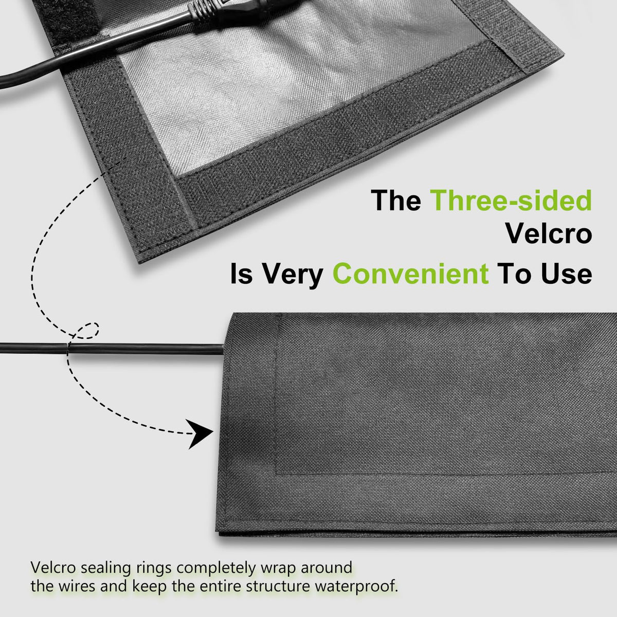 ClawsCover UV-resistant fabric protects against sun exposure and aging.