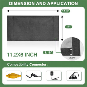 ClawsCover waterproof 600D canvas outlet cover shields sockets from rain and sun.