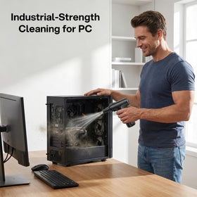 CLEANGOR 7500mAh battery supports long cleaning sessions per charge.