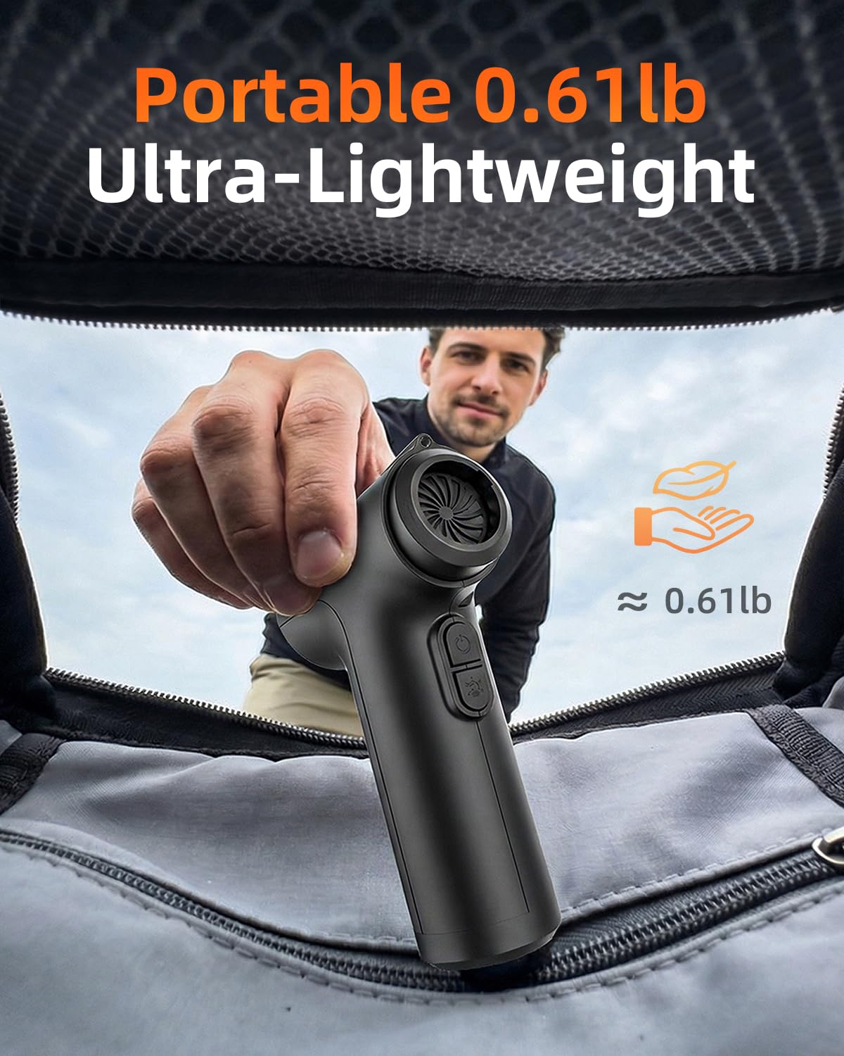 CLEANGOR ultra-lightweight, compact design fits your hand.