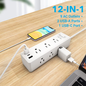 Clear Power desktop charging station keeps devices organized and protected
