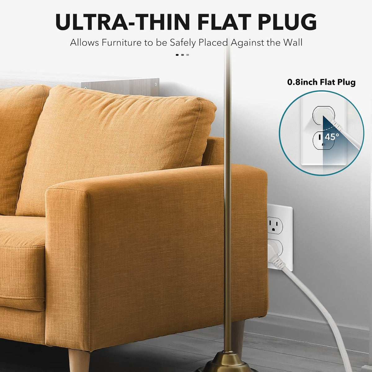 Clear Power in use on a desk charging phone and lamp for clutter reduction
