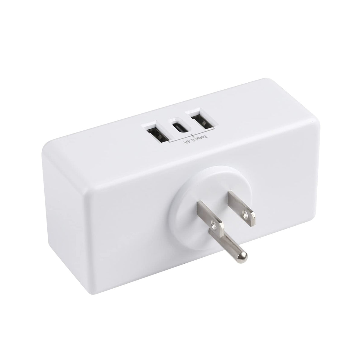 Clear Power on bedside table powering lamp and phone, organized charging setup