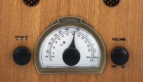 ClearClick Classic Vintage Radio backlight enhances authentic retro ambiance in any room