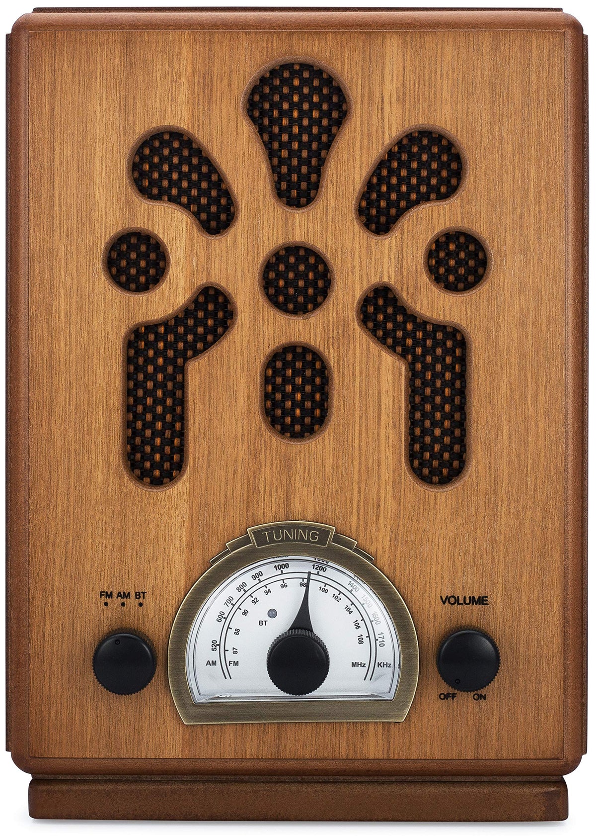 ClearClick Classic Vintage Radio side knobs for simple tuning and tactile control