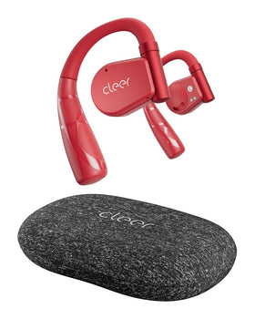 Cleer ARC II Sport open-ear headphones front view for secure, lightweight listening.