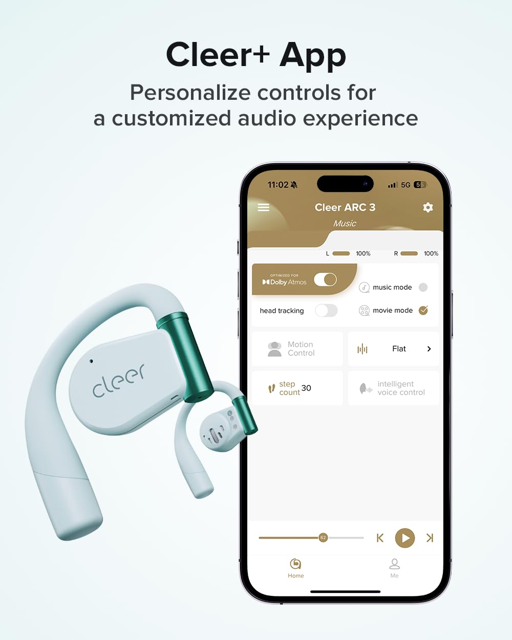 ARC 3 provides up to 50 hours of battery life with case