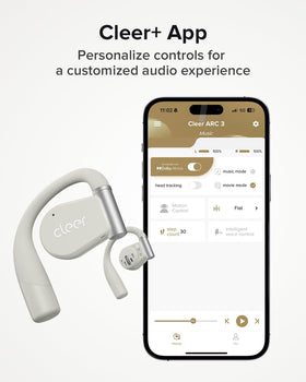 Cleer ARC 3 battery life up to 50 hours with charging case.