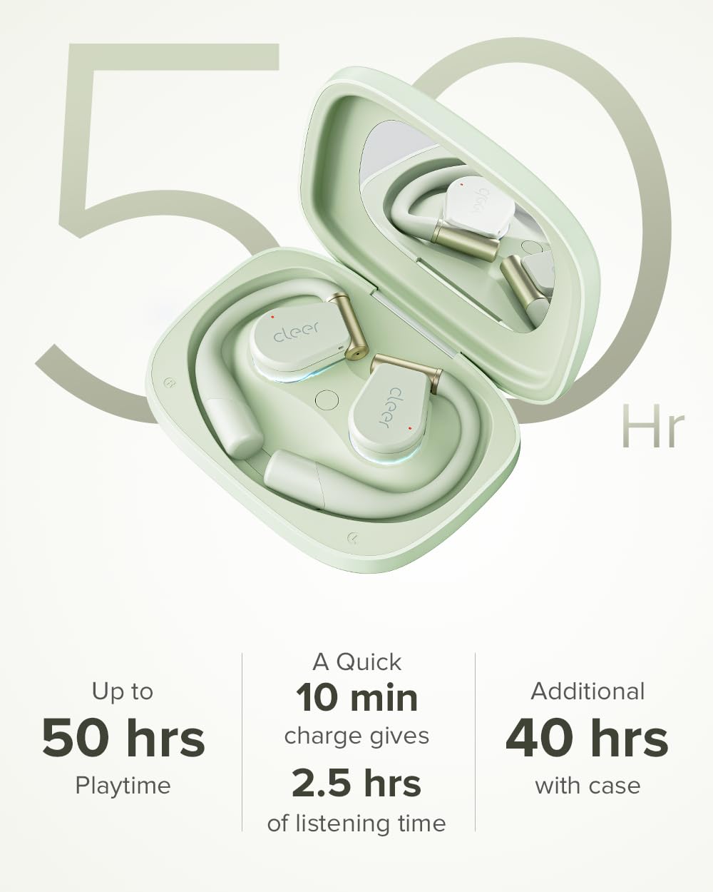Cleer ARC 3 auto volume adapts to surroundings for consistency.