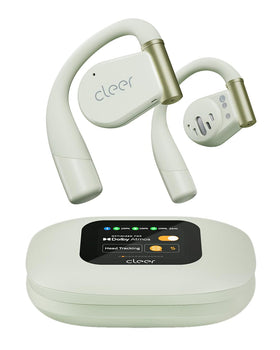 Cleer ARC 3 open-ear headphones with adjustable ear hook for all-day comfort.
