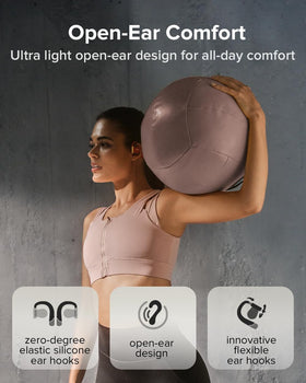 Cleer ARC3 Sports Pro 40-hour battery for extended listening without frequent recharges.