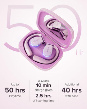 Cleer ARC 3 UV sterilization case keeps earbuds clean.