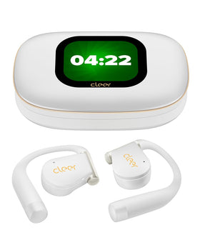 Cleer ARC5 open-ear buds with secure fit ideal for running and commuting.